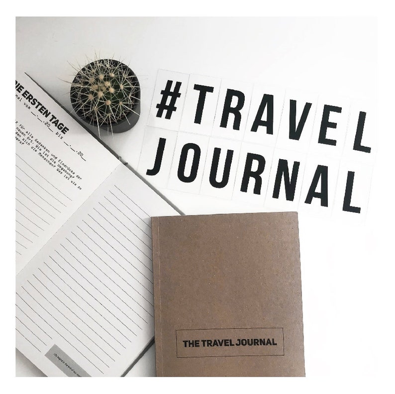 Minimalist travel diary Travel Journal image 2