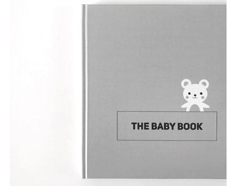 Minimalist baby book to fill out - pregnancy and first year