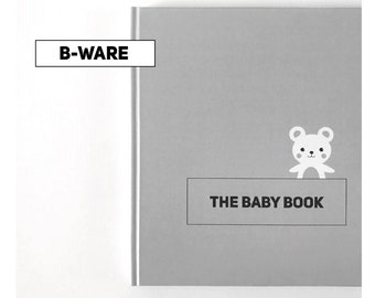 Minimalistisches Babybuch zum Ausfüllen – B-WARE – Schwangerschaft und erstes Jahr