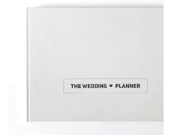 Minimalist wedding planner, wedding planning book from A to Z, designed with couples