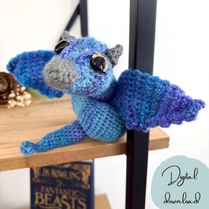Patrón de ganchillo Occamy / Criatura fantástica articulada Amigurumi (Descarga digital) / Dragón de ganchillo