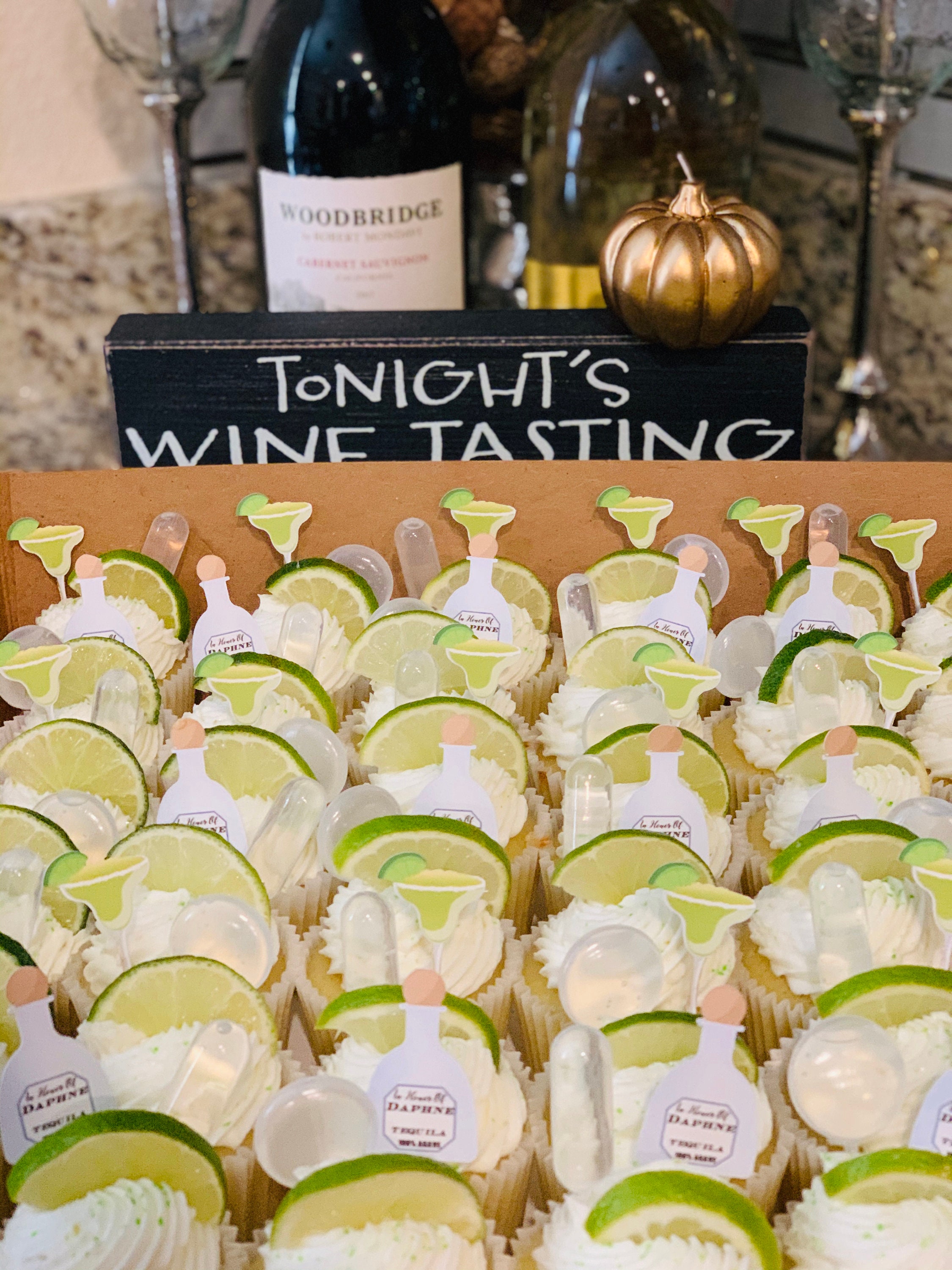 Margarita Tequila Theme Cupcake Toppers Etsy