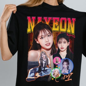 TWICE ナヨン Tシャツ Mサイズ NAYEON ABCD ソウルコン Nayeon Abcd - Etsy