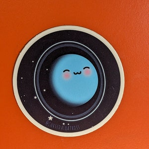 Uranus Stickers Astronomy Front