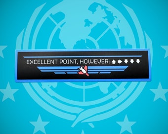 Helldivers 500kg Counterpoint Sticker