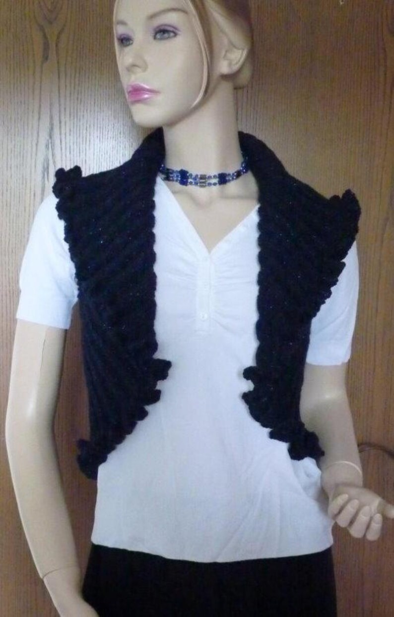 ärmellose Weste In Einem Stück Stricken Weste rund in einem Stück gestrickt Handarbeit - Etsy.de