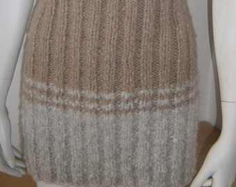 Kidney warmer with mohair wool