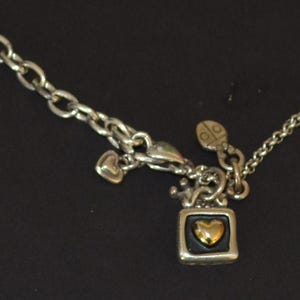 Jewelry-118/Brighton Necklace Heart 2Tone Silver image 19