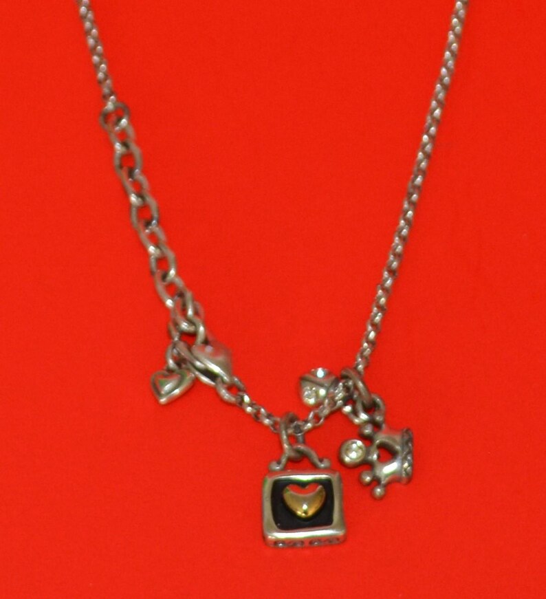 Jewelry-118/Brighton Necklace Heart 2Tone Silver image 18