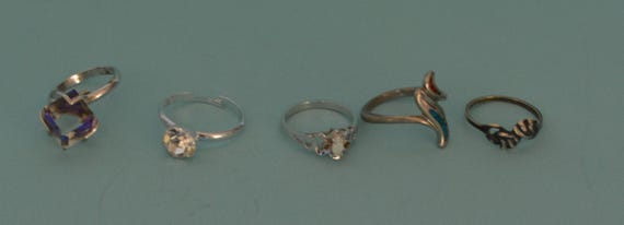 Jewelry-SKU#77-Rings-5 Rings; 3 Adjustable, 2 Siz… - image 19
