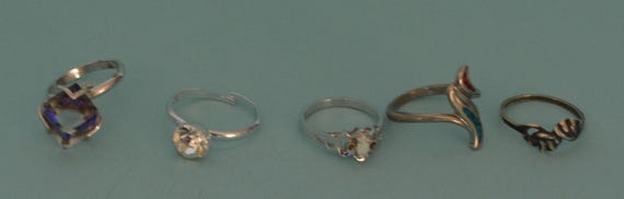 Jewelry-SKU#77-Rings-5 Rings; 3 Adjustable, 2 Siz… - image 18