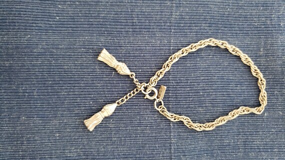 Jewelry-SKU#36/Charm Bracelet w/Tassels - Tammey … - image 2