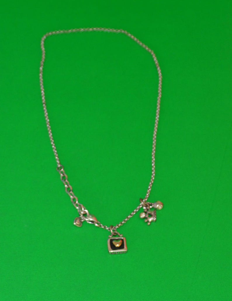 Jewelry-118/Brighton Necklace Heart 2Tone Silver image 13