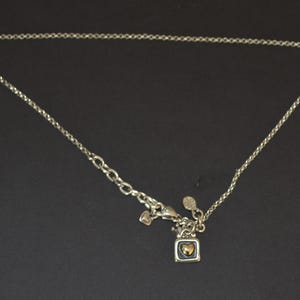 Jewelry-118/Brighton Necklace Heart 2Tone Silver image 16