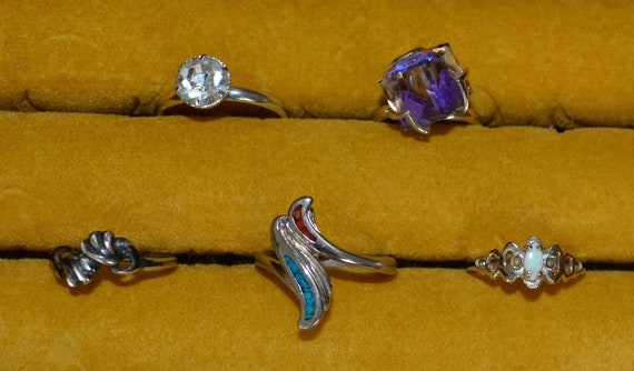 Jewelry-SKU#77-Rings-5 Rings; 3 Adjustable, 2 Siz… - image 10