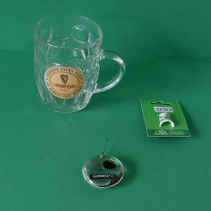 Souvenir Items-Irish Collection: Guinness Mug and Ornament plus Thimble