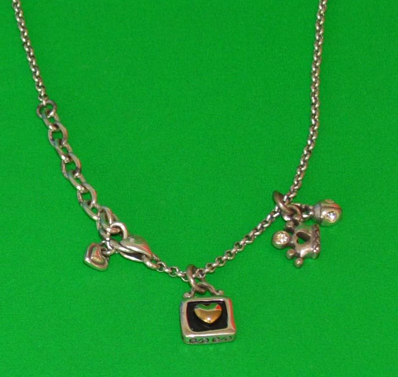 Jewelry-118/Brighton Necklace Heart 2Tone Silver image 14