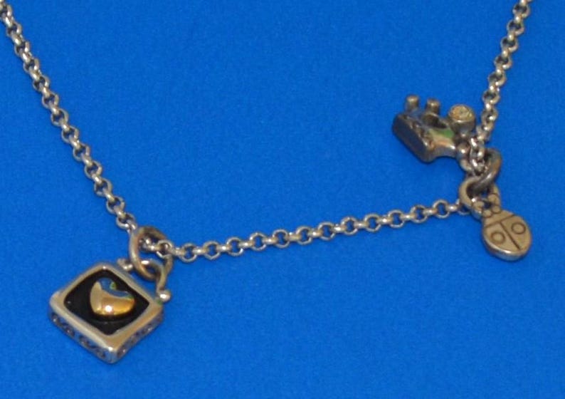 Jewelry-118/Brighton Necklace Heart 2Tone Silver image 12