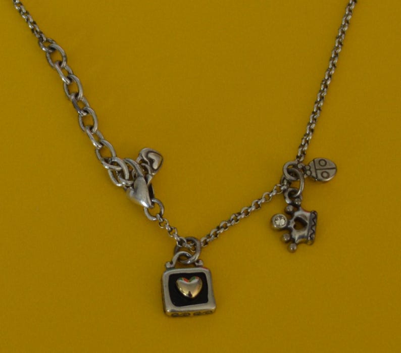 Jewelry-118/Brighton Necklace Heart 2Tone Silver image 20