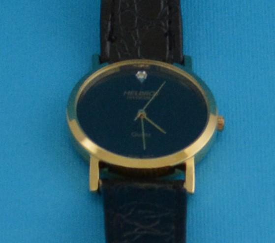 Montre Homme Hellbros Quartz, Vintage, Rare - Occasion, Affichage Analogique, Vendue En L'état