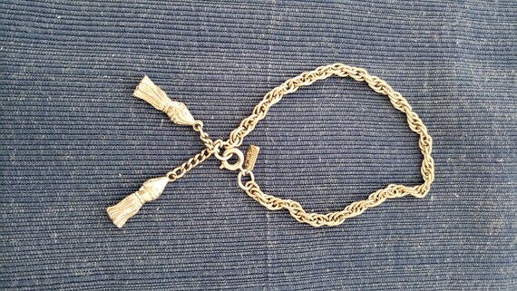 Jewelry-SKU#36/Charm Bracelet w/Tassels - Tammey … - image 1