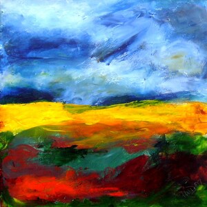 Stormen, landschap schilderij kaart, wild atlantic way print, Ierland, Ierland decor, cadeaubon, afdrukken, kaarten uit Ierland, jane dunn kunstenaar,