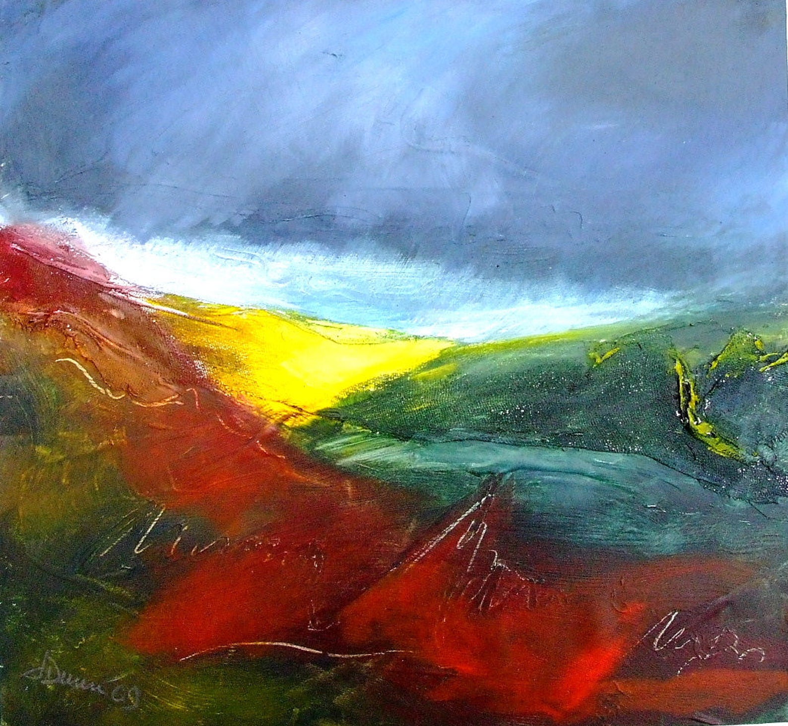 Glenree, Co Mayo, Ireland, Irish Landscape Painting, Original Painting, Ireland, Cards From