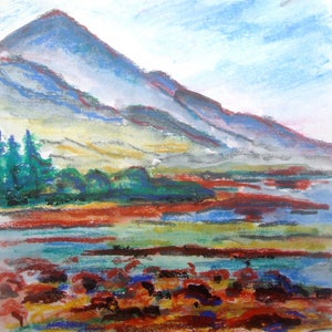 Croagh Patrick, Co Mayo, Irlanda, cartoline dall'Irlanda, cartoline irlandesi, montagne, campagna irlandese, cartoline irlandesi, San Patrizio, montagna sacra