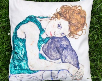 Petit coussin de Schiele-coussin couverture (jasiek)