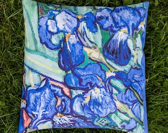 Van Gogh Iris-petit coussin housse oreiller (jasiek