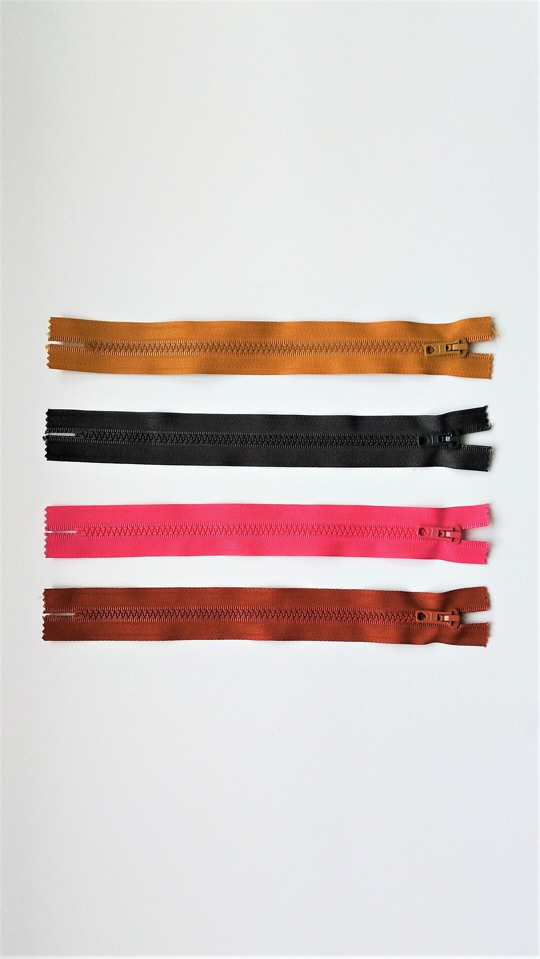 Zipper 25cm / Closedend Slide Fastener Injected Plastic Etsy