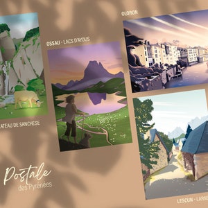 Lot 5 cartes postales image 7