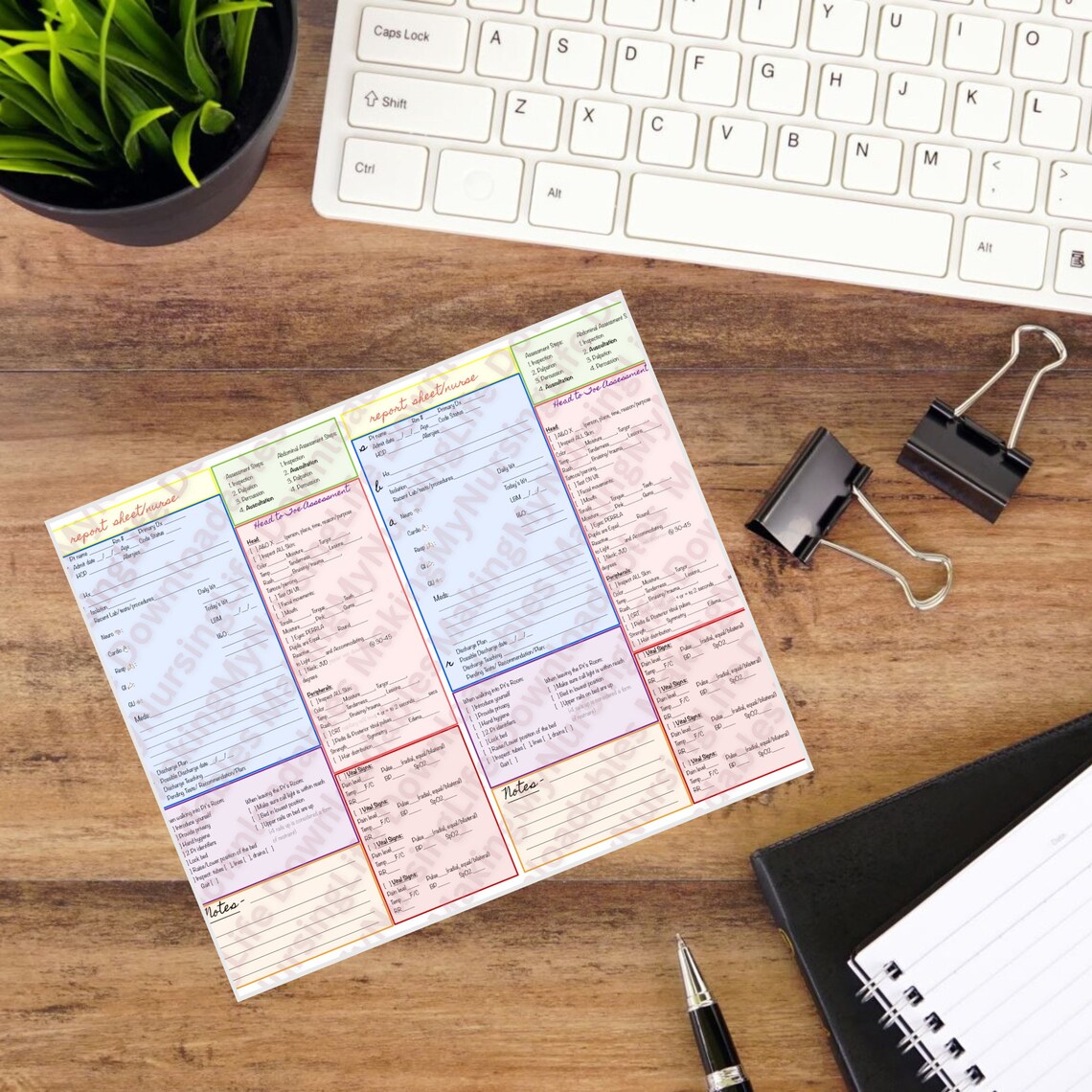 Nurse Brain Report Sheet - Etsy