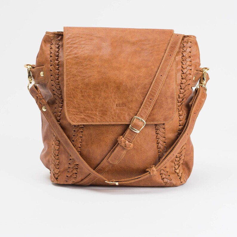 Convertible backpack purse Crossbody backpack Bohemian Etsy