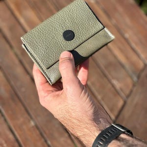 Leather Coin Purse for Men Full Grain leather handmade wallet