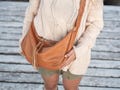 Handcrafted Leather Crossbody Hobo Bag: Slouchy Soft Leather Purse product logo