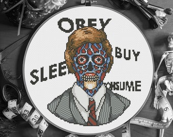 They Live (Colourised) - Cross Stitch Pattern - PDF