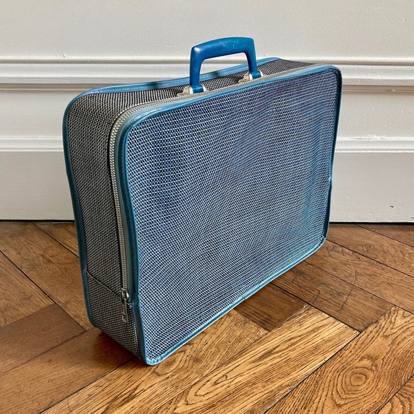 Valise souple cosmétiques AVON ancienne French vintage suitcase
