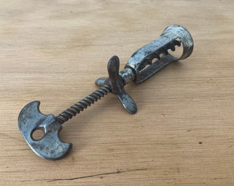 Tire-bouchon hélice à vis ancien French vintage corkscrew