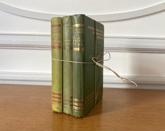 Green Library books London, Conan Doyle, Curwood Hachette old French vintage books Hachette