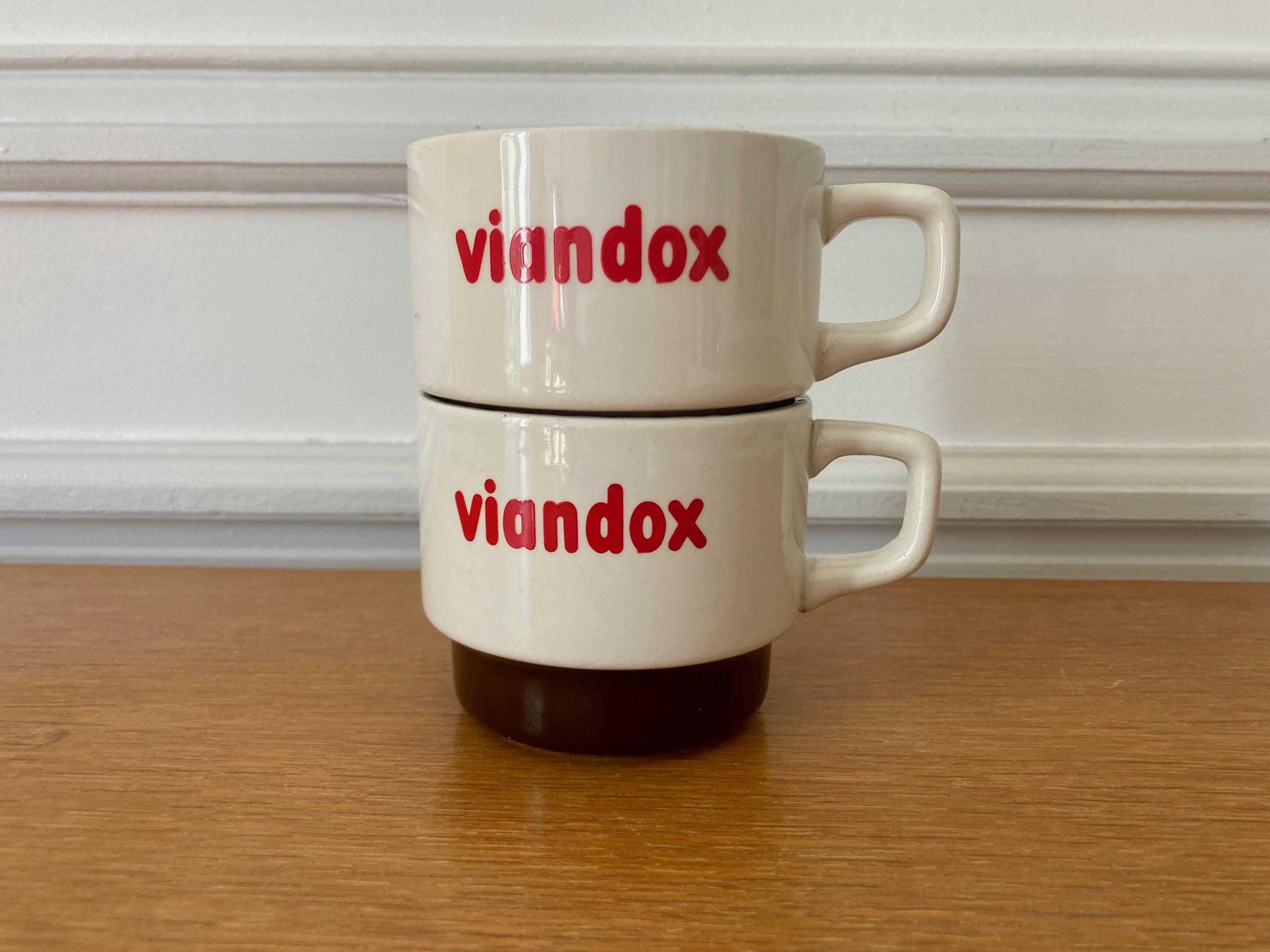 フランス アンティーク VIANDOX ヴィアンドクス マグカップ アンティーク 