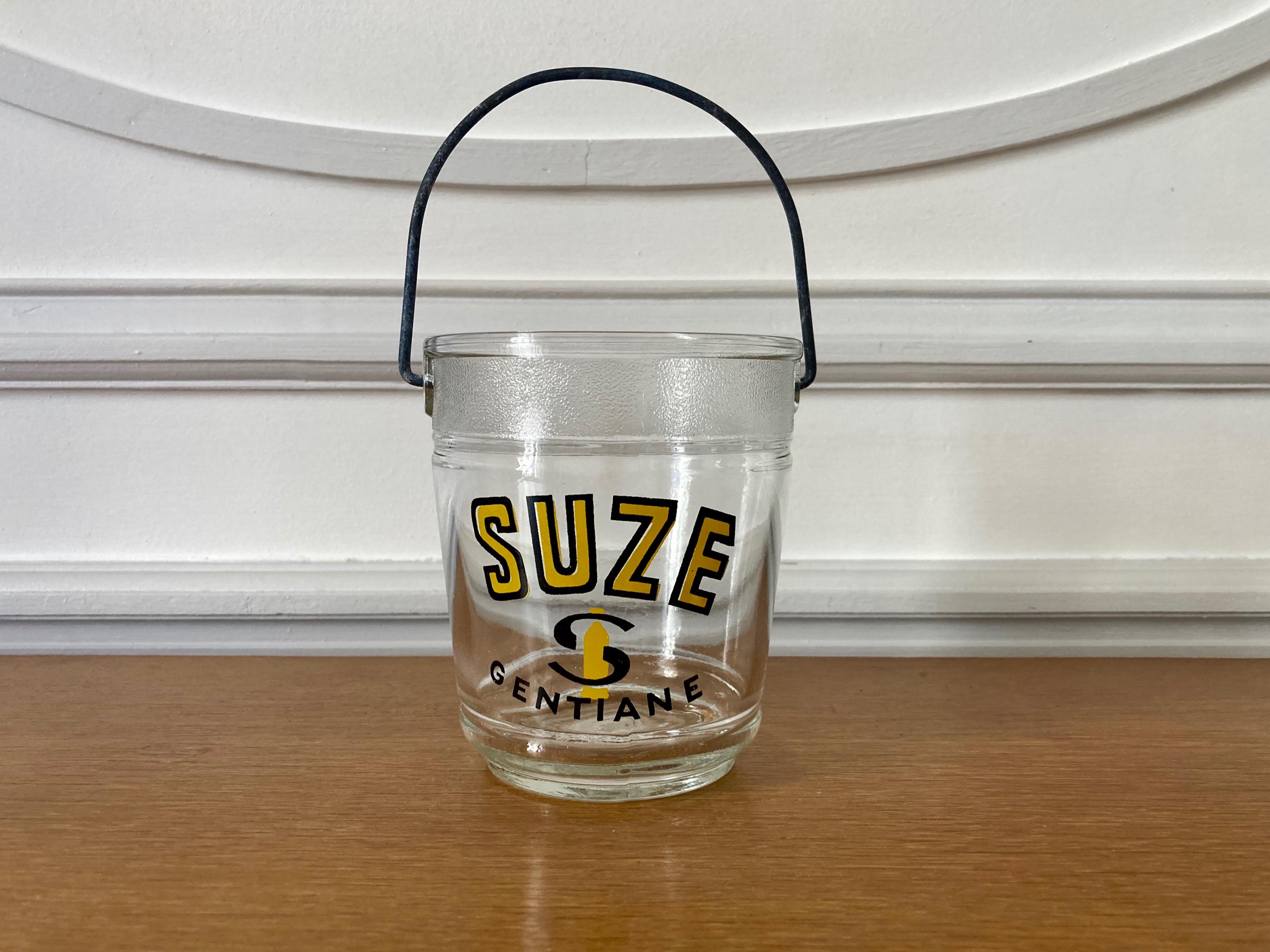 フランス アンティーク SUZE 販促商品 ガラス製 アイスバケツ French suze glass - Etsy 日本