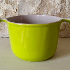 Le Creuset French Vintage Green Cast Iron Skillet