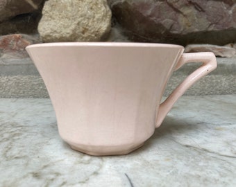 Tasse à café thé Saint-Amand Art déco rose French vintage pink saint-amand coffee tea cup crockery