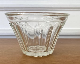 Vintage French antique marmalade jam glass
