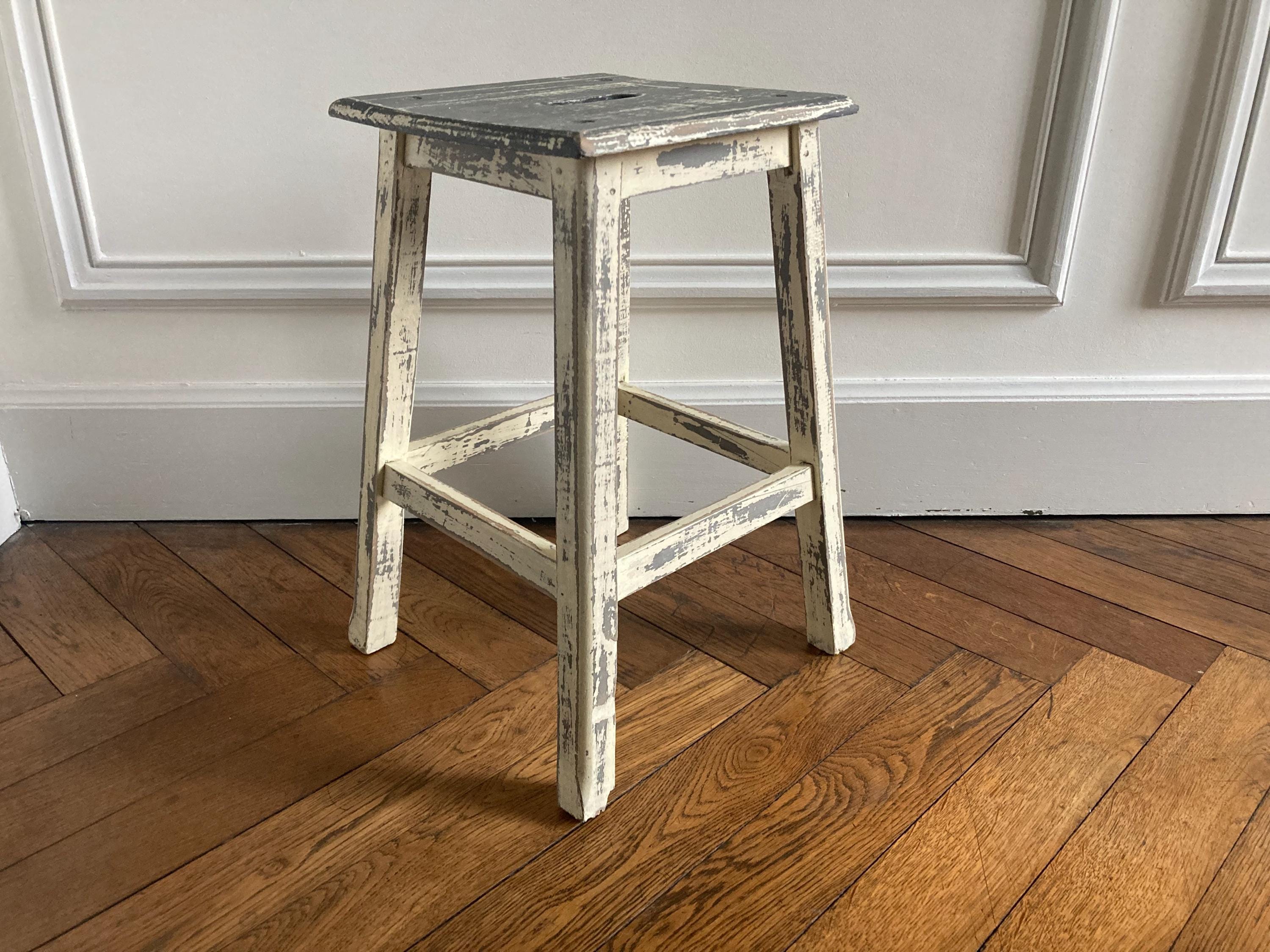 Vintage French Stool - Etsy