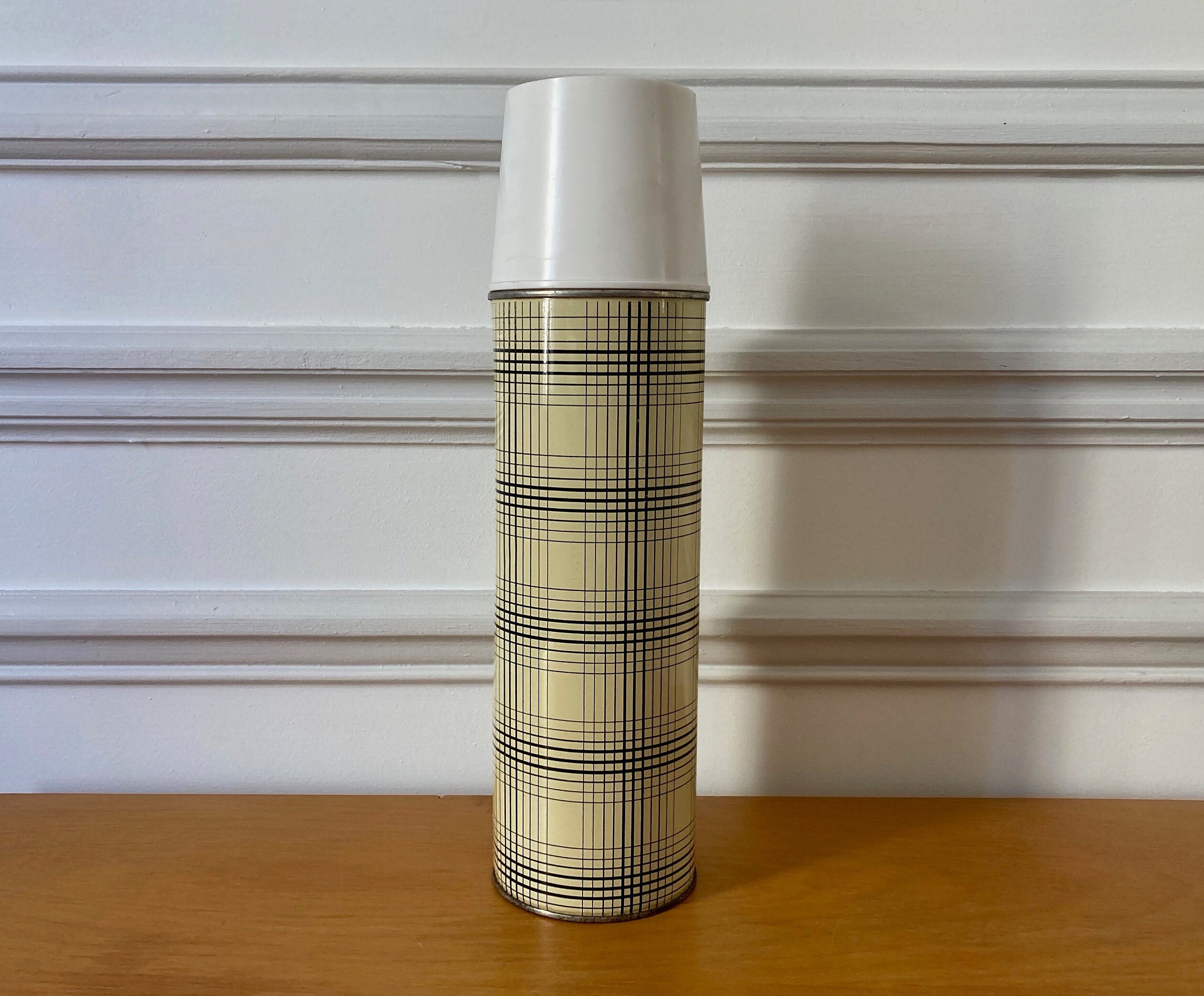 Vintage French Original THERMOS Flask / Early to Mid 1900s Small