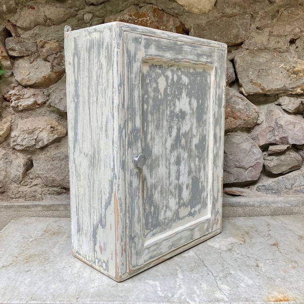 Armoire pharmacie murale salle de bain shabby chic French vintage wall medicine cabinet