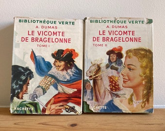 Livres Alexandre Dumas Vicomte de Maguelonne Hachette anciens French vintage Books Alexandre Dumas Vicomte de Maguelonne