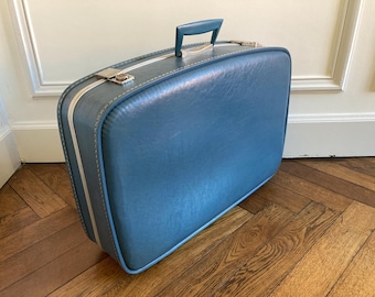 Vintage French Air France hostess suitcases and vanity cases